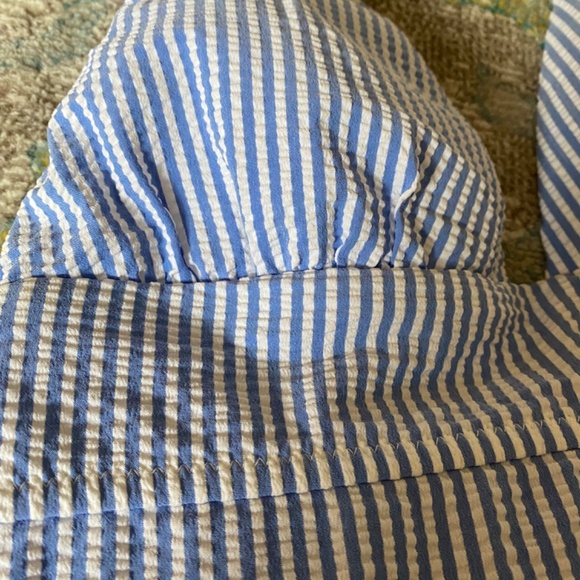 J. Crew Seersucker Swim Dress Size Small - Picture 5 of 7